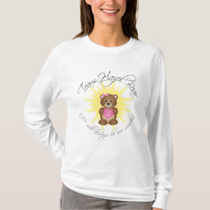 langes Hülsen-Shirt Teamder haselnußbärnfrauen T-Shirt