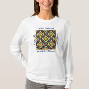Langes Hülsent-stück der keltischen Sonnenwende T-Shirt