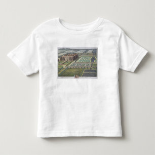 Langes Leate graviert von Johannes Kip Kleinkind T-shirt