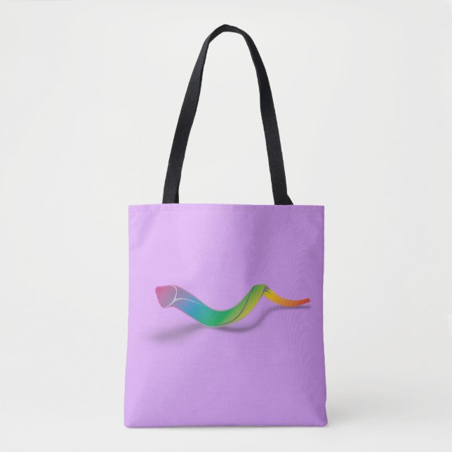 Langes Shofar (Regenbogen) Tasche (Vorderseite)