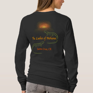 Langes Sleeved Damen-Shirt (hintere Ansicht) T-Shirt