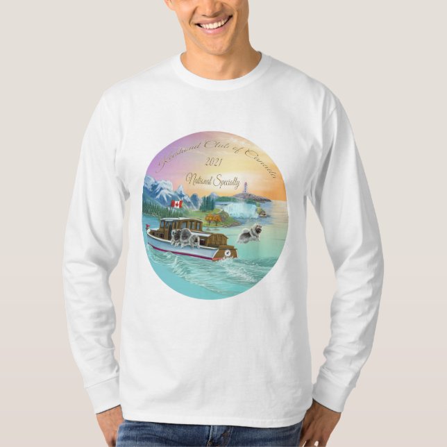 Langes T-Shirt mit dem KCC-Logo (Vorderseite)