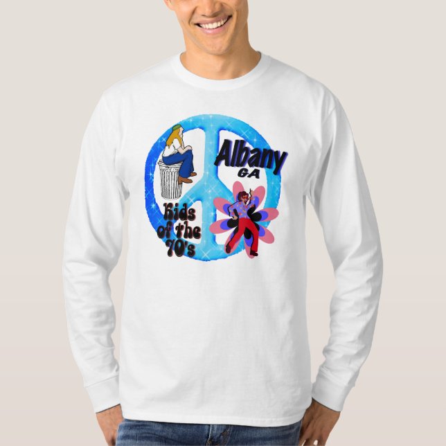 Langes T-Stück der Hülse KOT70s der Männer T-Shirt (Vorderseite)