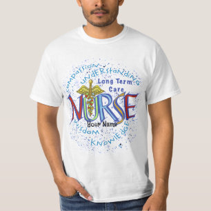 Langfristige Pflegekräfte - Motto T-Shirt