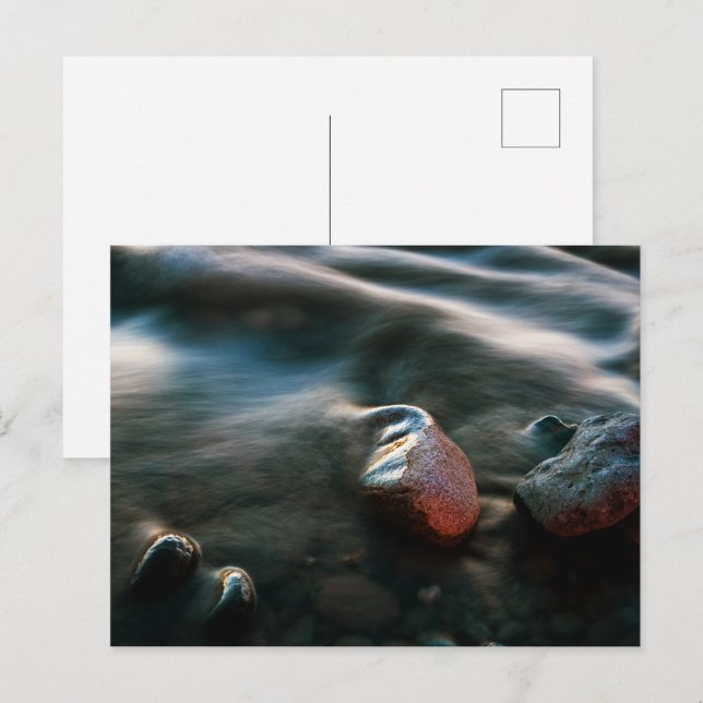Langfristiges Meer Postkarte (Vorne/Hinten)