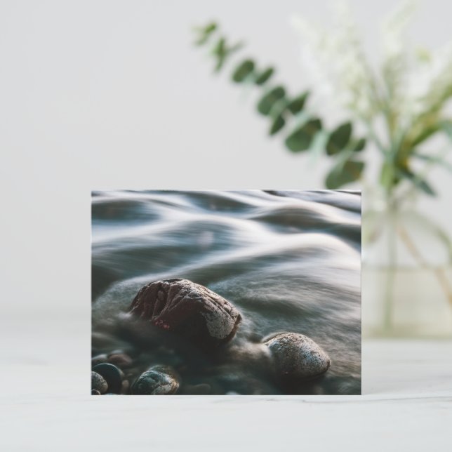 Langfristiges Meer Postkarte (Stehend Vorderseite)