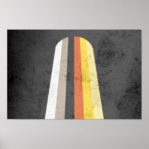 LANGHAAR-STOLZ-FLAGGE POSTER