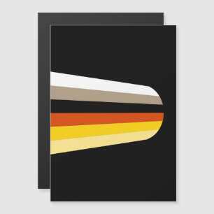 Langhaar-Stolzflagge Magneteinladung