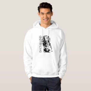 Langhaarige Dackel Hoodie