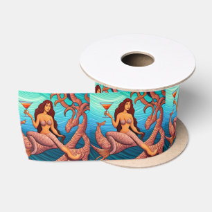 Langhaarige Martini Mermaid Thunder_Cove Satinband