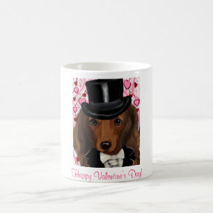 Langhaariger Roter Doxie Kaffeetasse