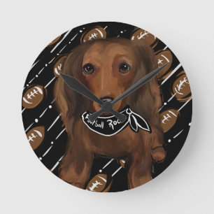 LANGHAARIGER ROTER DOXIE RUNDE WANDUHR