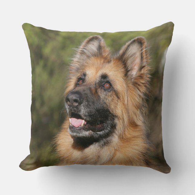 Langhaariger Schäferhund 1 Kissen (Vorderseite)