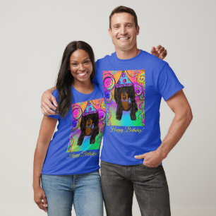 LANGHAARIGER SCHWARZ & BRAUNER DOXIE T-Shirt