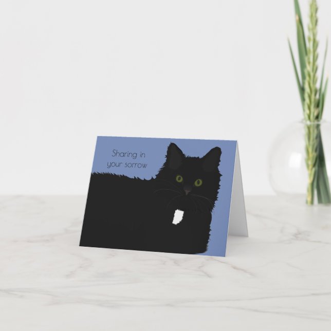 Langhaarkatze Sympathiekarte Karte (Vorderseite)