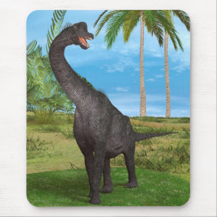 Langhals-Dinosaurier-Dschungel-Abenteuer Mousepad