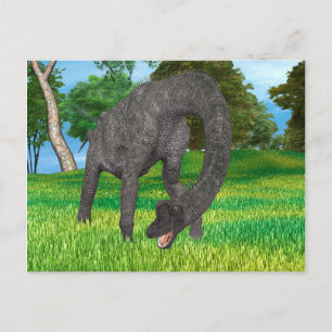 Langhalsdinosaurier-Dschungel-Abenteuer Postkarte