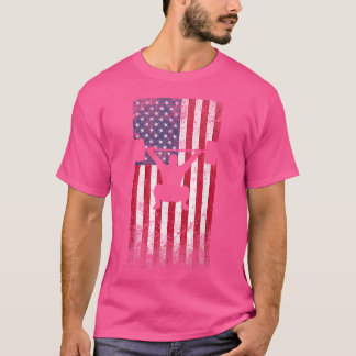 Langhantel-Gewichtheben Reißen T-Shirt