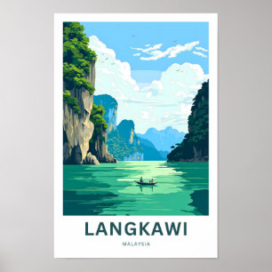Langkawi Malaysia Travel Print Poster