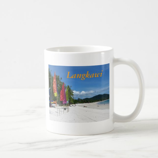 Langkawi-Strände Kaffeetasse (Rechts)
