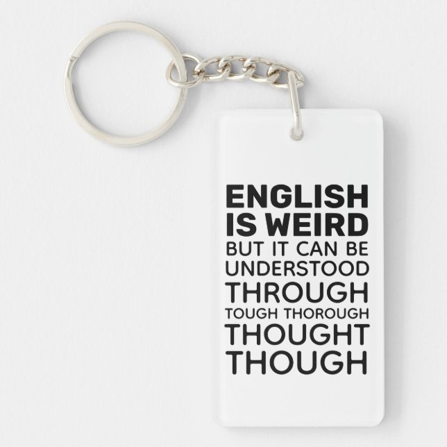 L'anglais est une mauvaise grammaire (Devant)