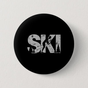 Langlauf-Ski Cool Skifahren Nordischer Skifahrer G Button