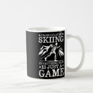 Langlaufen ist alles, was sonst noch ist, nur ein  kaffeetasse