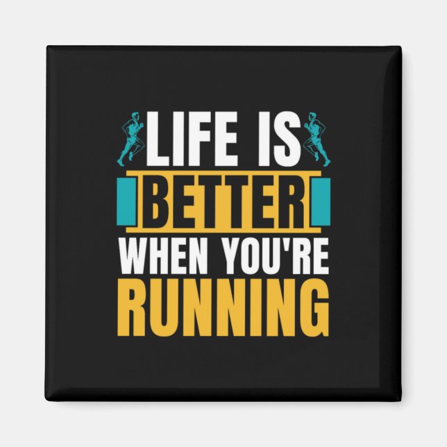 Langlaufen ist besser, wenn Athletik Magnet (Vorne)