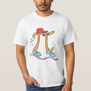 Langläufer Pi - Funny Pi Typ T-Shirt