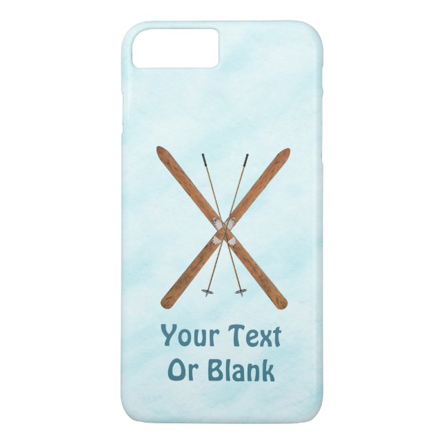 Langlaufski im Schnee Case-Mate iPhone Hülle (Rückseite)