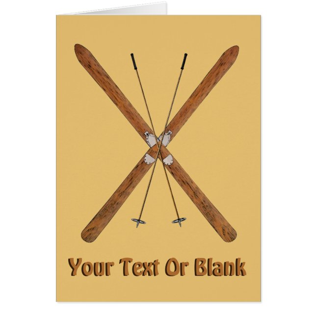 Langlaufskier und Polen (Vorne)