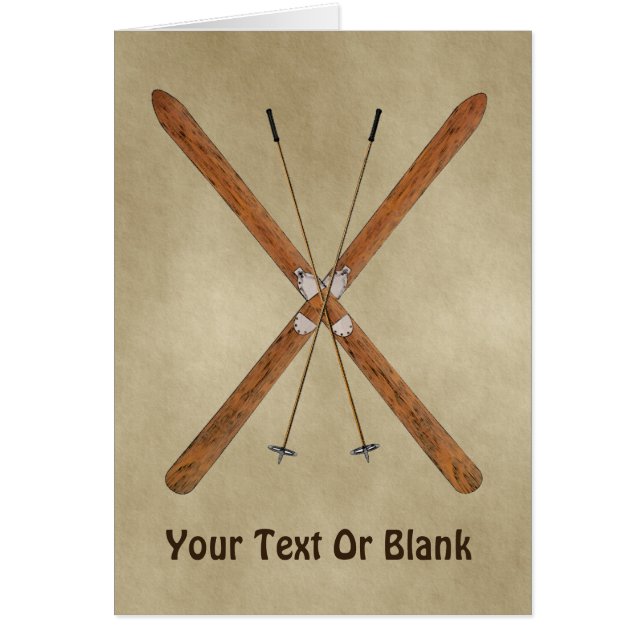 Langlaufskier und Polen (Vorne)