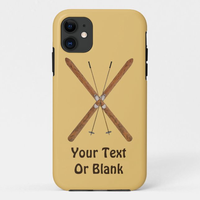 Langlaufskier und Polen Case-Mate iPhone Hülle (Rückseite)