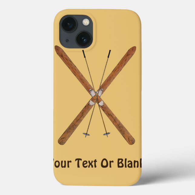Langlaufskier und Polen Case-Mate iPhone Hülle (Rückseite)
