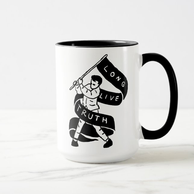 Langlebige Wahrheit Tasse (Rechts)