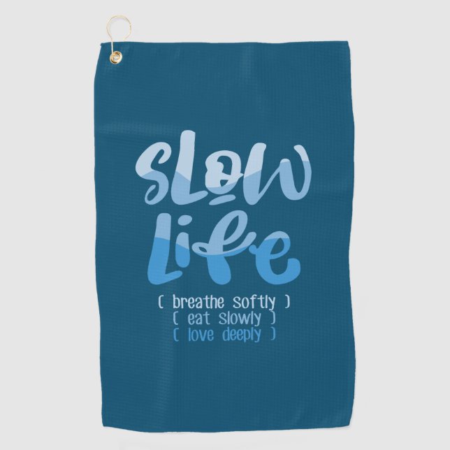 Langlebigkeit 2 golfhandtuch (Vorderseite)