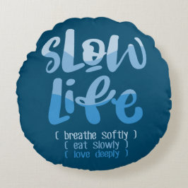 Langlebigkeit 2 rundes kissen