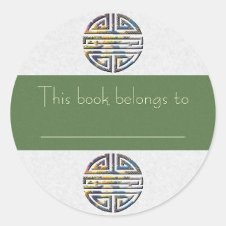 Langlebigkeit-Hochzeit Runder Aufkleber