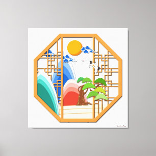 Langlebigkeitsgedrossene Canvas Print Leinwanddruck