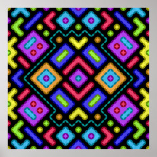 länglich Abstrakt Poster