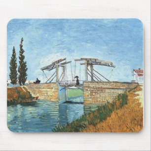 Langlois Brücke bei Arles durch Vincent van Gogh Mousepad