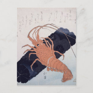 Langoustine mit Block of Charcoal, c.1830 Postkarte
