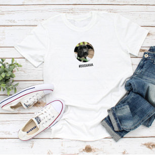 Längs-Lover-Foto-Kreis und Text T-Shirt