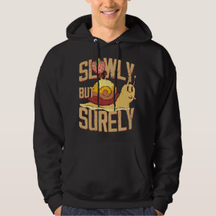 Langsam, aber sicher Schneckenschnecke Cotattcore  Hoodie