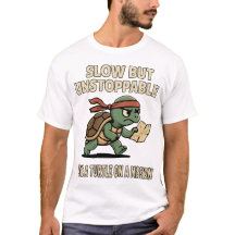 Langsam, aber unaufhaltsam - Funny Turtle on a Mis