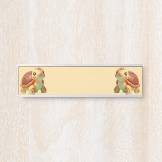 Langsam aber Wachsend Türschild