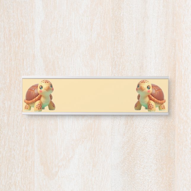 Langsam aber Wachsend Türschild (Vorderseite )