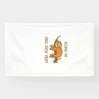 Langsam ist das neue Schnell - entspanntes und lus Banner