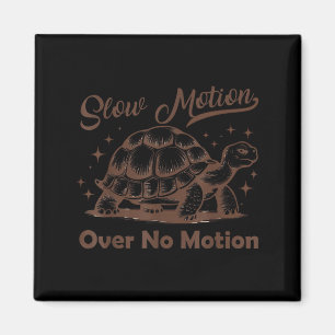 Langsam Motion Über Keine Motion Schildkröte Meme Magnet