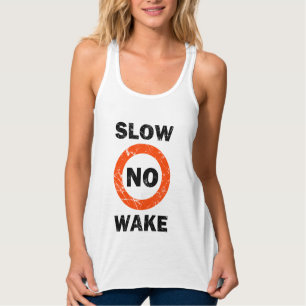 LANGSAM NO GEWECKT Grunge Style Tank Top